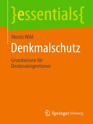 cover image of Denkmalschutz